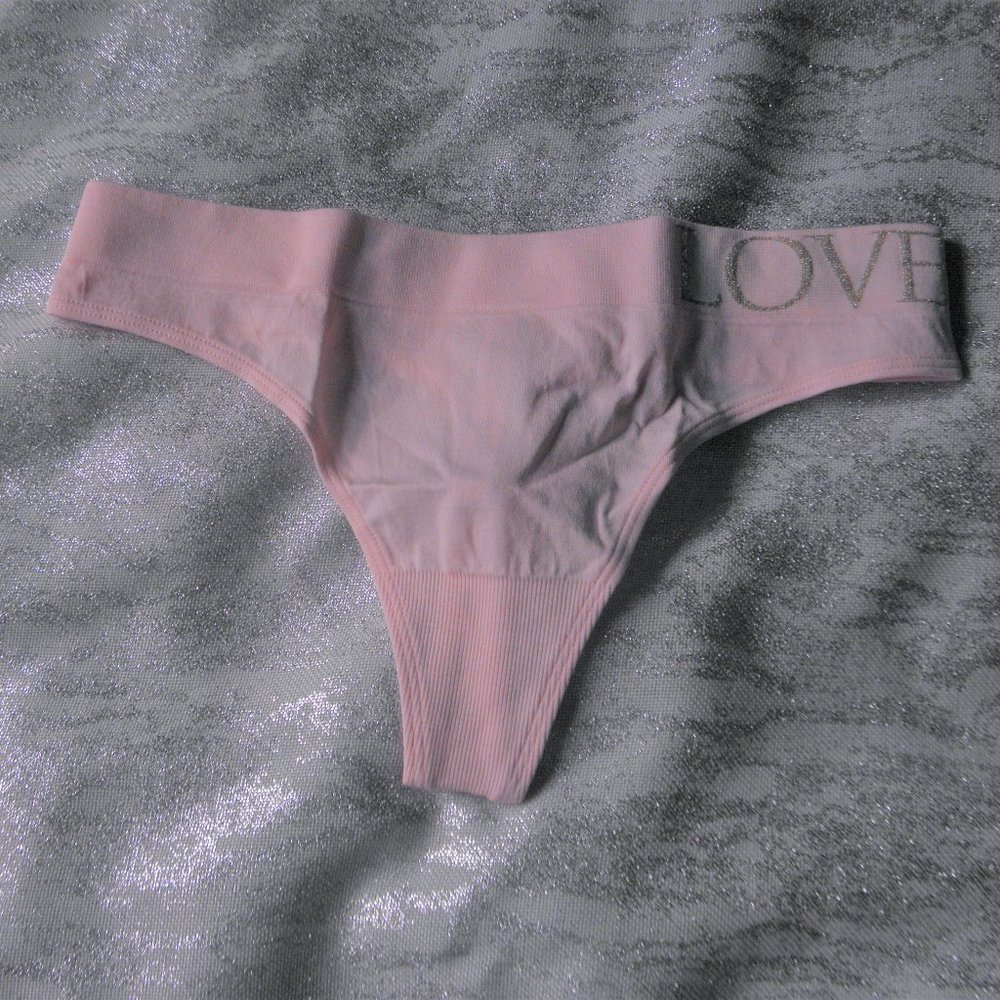 VS SEAMLESS LOGO WAIST - MILLENNIAL PINK